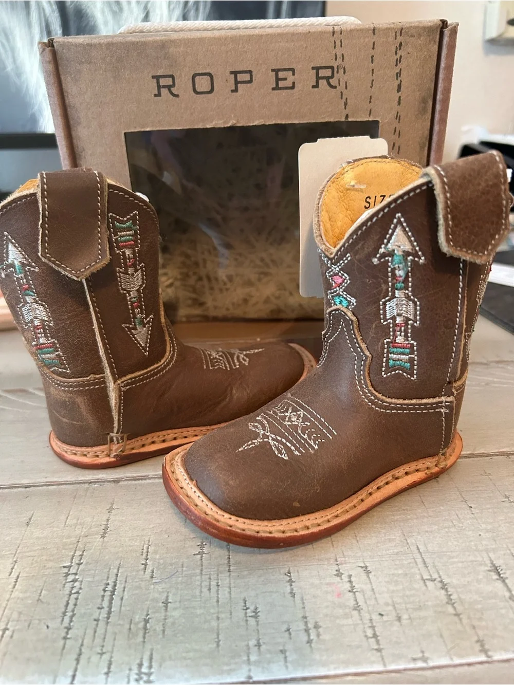 Roper Cowbabies Infant size 2 Boots NEW